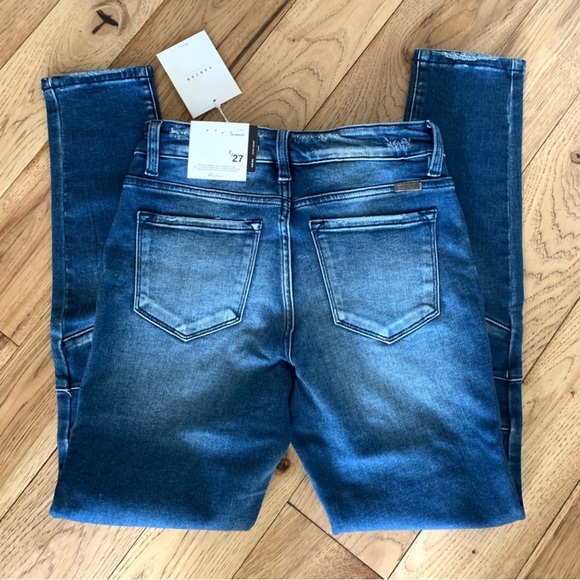 KanCan Motto High-Rise Button Down Fly Distressed Skinny Jeans Women’s Sizes NWT - Picture 9 of 16